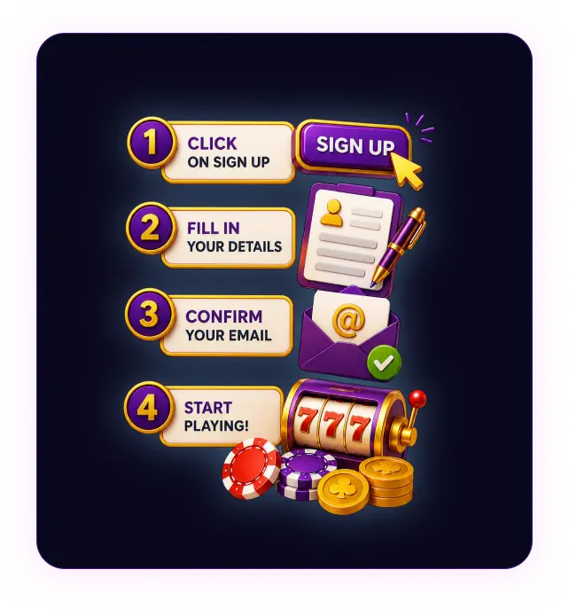 How to Register at Charmius Casino